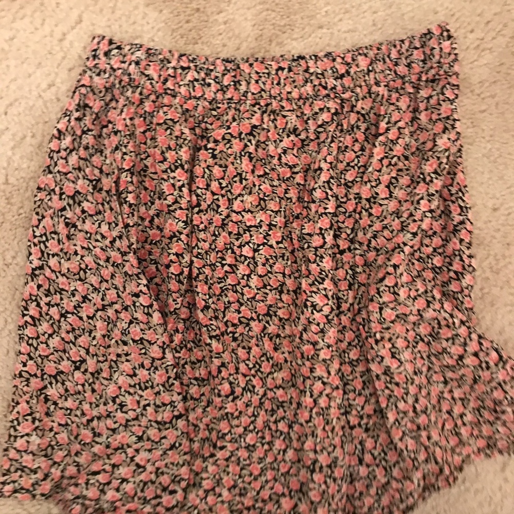 Brandy Melville (John Galt) rose printed skirt!
